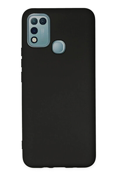 NewFace 1610556747 حافظة انفينيكس هوت 10 بلاي من السيليكون المخملي الداخلي (1...