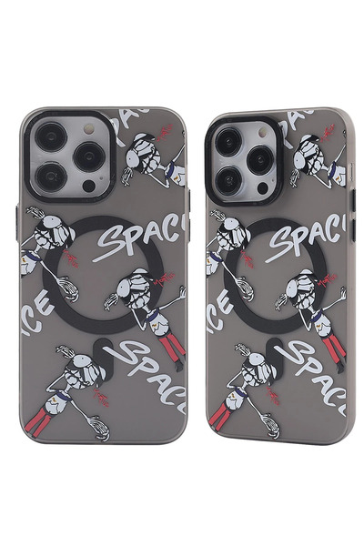 NewFace 1614140747 غطاء حماية لهاتف آيفون 12 برو ماكس أبولو ماجنيتيكسيف - أسو...