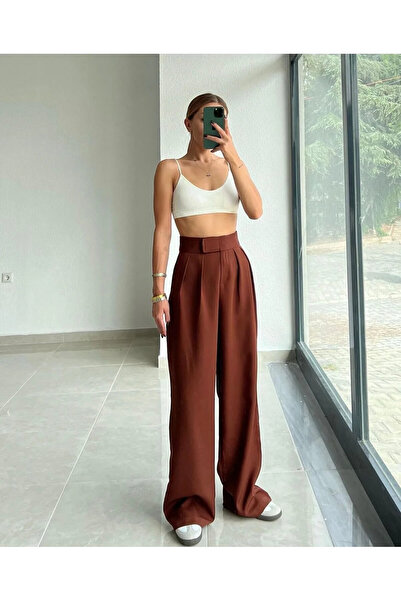 motina High Waist Velcro Palozzo Pants New Season