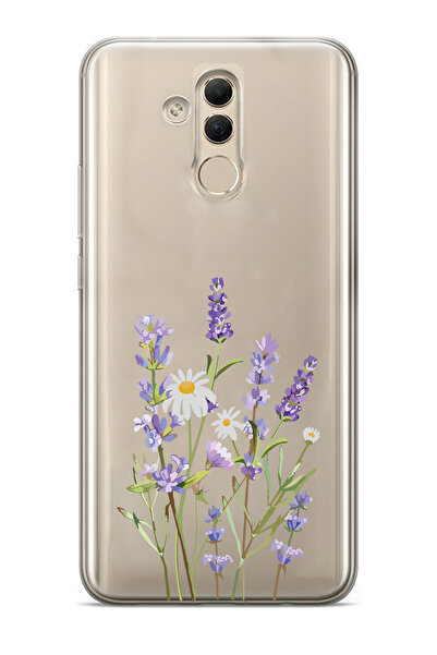 Manitoba Huawei Mate 20 Lite Uyumlu Baskılı Yumuşak Silikon Şeffaf Telefon Kı...