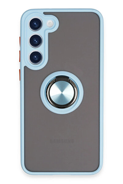 NewFace 1614339747 غطاء سيليكون لهاتف سامسونج جالاكسي S23 بلس مع حلقة مونتريا...