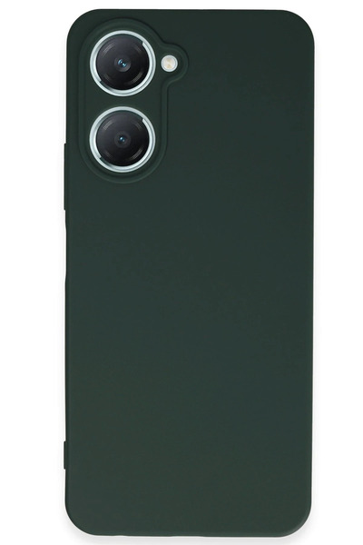 NewFace 1615218747 حافظة فيفو Y18 من السيليكون الأول - (201852) أخضر داكن