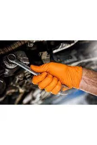 Diamante GOGRIP ORANGE GLOVES 100 PCS/SET XL