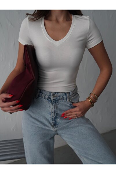 Paw Garage Women's Alexa Buzzy Fabric Basic Body T-Shirt