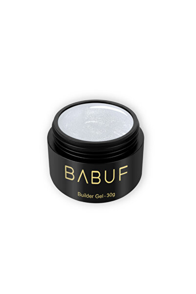 BABUF Interstellar White Camouflage Builder Gel 30 g – Self-Leveling, For Gel Nails, CBG1-30