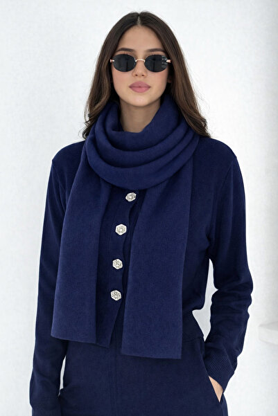 Noi Belis basic Eșarfă tricotată cu textura moale AW25AT0001