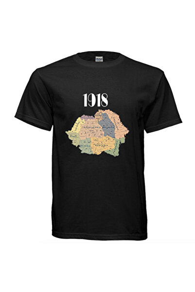 Leistung C&R Tricou Harta Romania Mare cu regiuni 1918