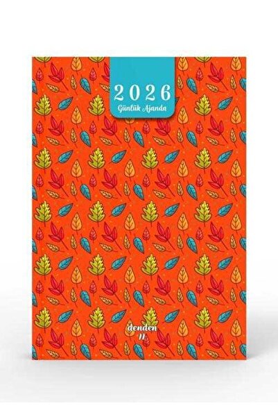 denden Ymn Ajanda Yapraklar Turuncu Dd-019