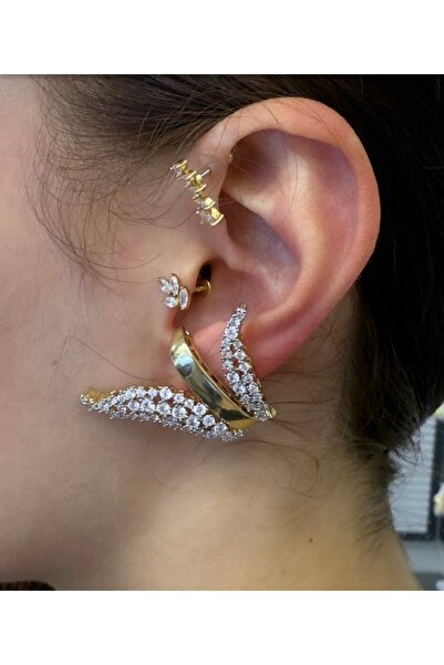 mibrillo Zircon Stone Brand Equivalent Design Single Earring