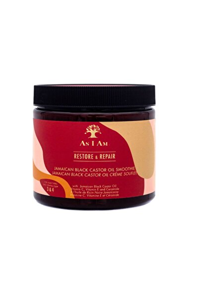 As I Am Crema de coafare pentru par cret, Restore & Repair Smoothie, As I Am,...