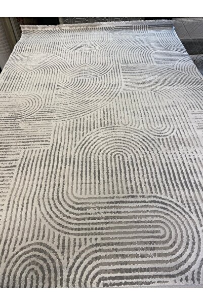 KARAR HALI Bohem gri beyaz halı