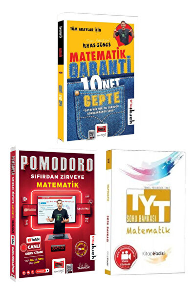 Yargı Yayınları İlyas Güneş Matematik Garanti 10 Net Cepte+ Pomodoro Sıfırdan...