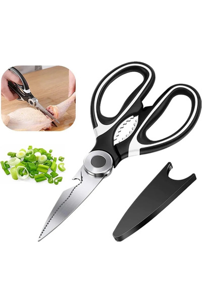 Tasarım Evi Paslanmaz Çelik Ultra Keskinleştirilmiş Mutfak Makası Çok Amaçlı ...