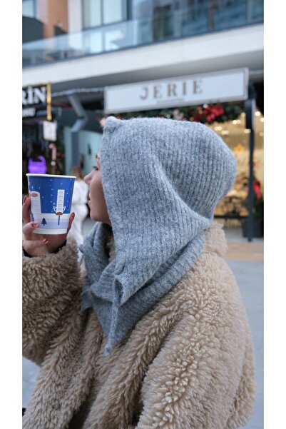 Jerie Düğmeli Yumuşak Doku Balaklava