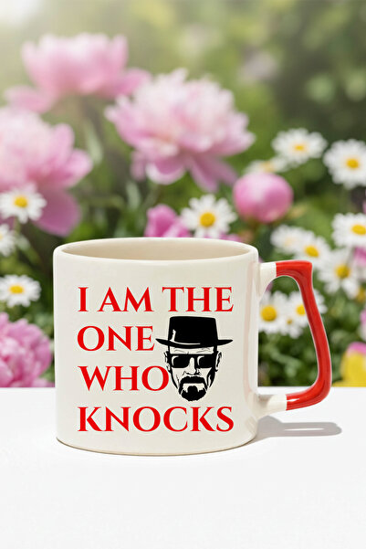 qoeuyl boutique I Am the One Who Knocks Heisenberg Printed Gift D Mug with Handle