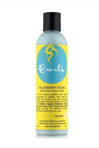 Curls Sampon reparator fara sulfati Blueberry Bliss 236 ml (859776000215)