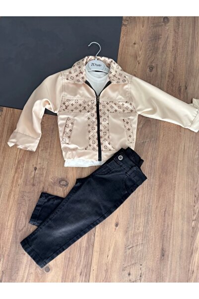 BEGONYA BEBECE KIDS Triple Men's Set Pants Coat T-Shirt