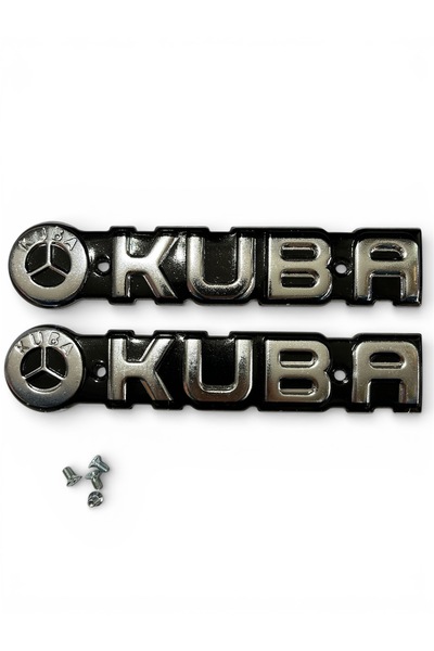 MOTORKİT MK KUBA CG MOTOSİKLET DEPO YAZISI SİYAH SAĞ SOL İKİ TARAF İÇİN (4 TA...