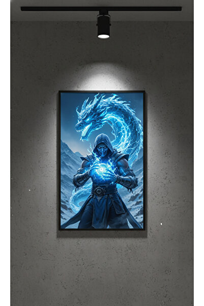 LUNA DİZAYN Subzero Temalı Baskılı Metal Poster , Yıldızlı Hediyelik Tablo Ev...