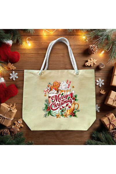 Crea Eymer Wear New Year Daily Hanging Linen Bag Cotton Beige