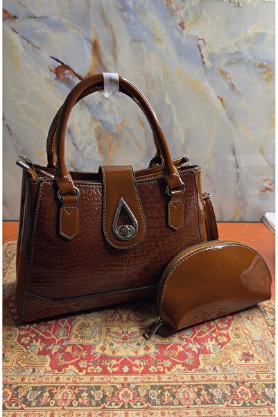CN شنطه نسائي راقي مصنوع من الجلد الصناعي ( نقش جلد الثعبان )