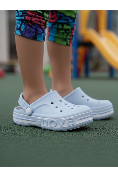 Lurji Детски пантофки светлосини – Cros Удобни, подходящи за ежедневна употреба и за предучилищна възраст