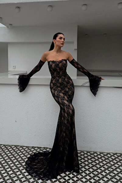 Sindimoda Bella Güpür Balık Tasarım Abiye 84629