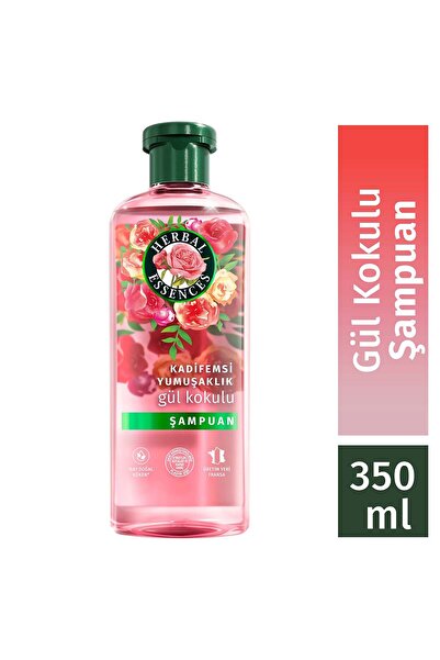 Herbal Kadifemsi Yumuşaklık Gül Kokulu Şampuan 350ml