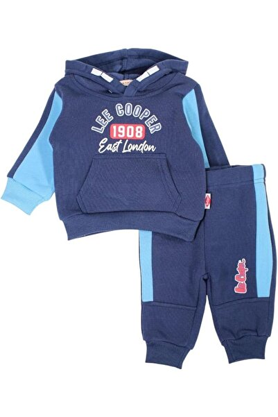Lee Cooper Trening baieti Baby, colectia 2025, 100% poliester, marimea 12M, culoare Albastru