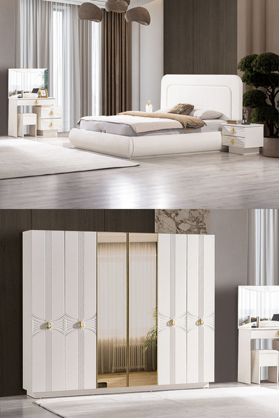 Eymense Dora 6 Kapaklı Yatak Odası Takımı