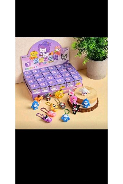 Sanrio Hello Kitty Hello Kitty My Melody Kör Kutu Anahtarlıklar, Sanrio,2 ade...