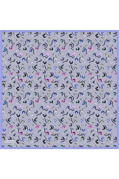 Cacharel Lilac Silk Twill Scarf