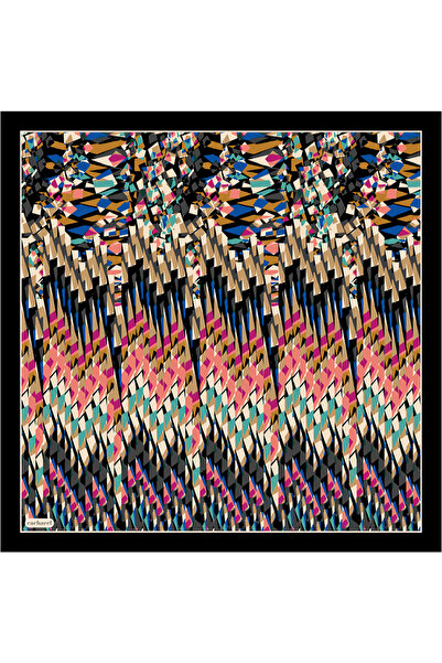 Cacharel Siyah Renkli İpek Twill Eşarp