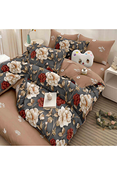 OEM Bed linen with elastic 180x200 for double bed 2 people Dreamelle, 6 pieces, Finet, DREAM-0110