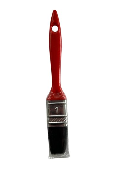HkTeknik Plastic Handle Oil Paint Acrylic Brush No:1 Painting Painter Brush Hobby Wall Metal Wood Painting