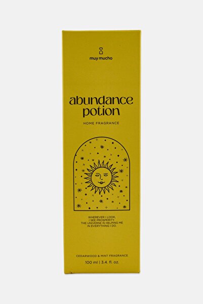 Muy Mucho معطر جو منزلي برائحة خشب الأرز والنعناع من أبوندانس بوشن، 100 مل