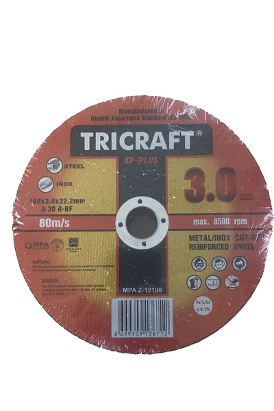 Trendhouse Metal Kesici 180 Mm Tricraft Kesim Diski