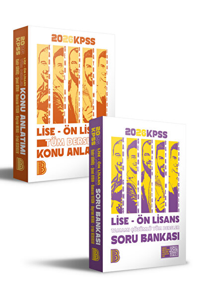 Çanta Yayınları 2026 KPSS Lise Ön Lisans Tüm Dersler Konu Anlatım ve Soru Ban...