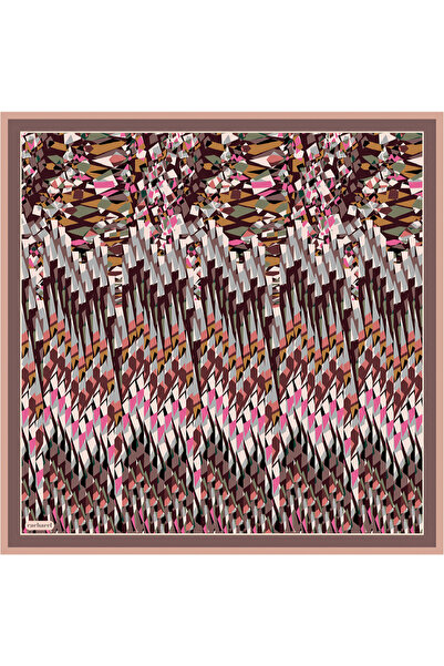 Cacharel Brown Silk Twill Scarf