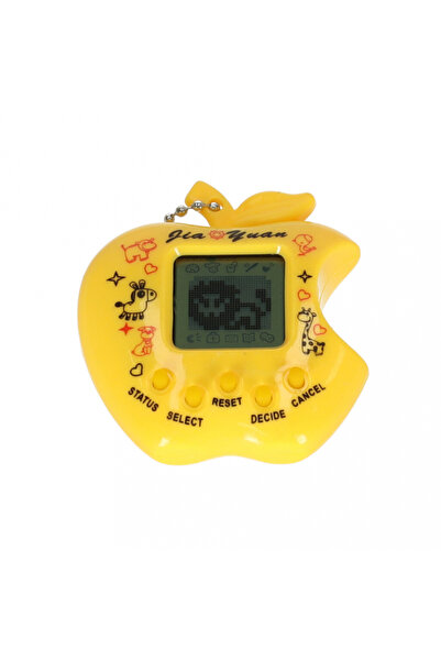Ikonka Tamagotchi electronic game with sound effects Yellow Apple