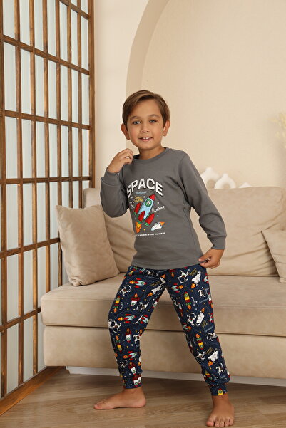 KAPİTEX 7114 Set de pijamale cu mâneci lungi pentru băieți