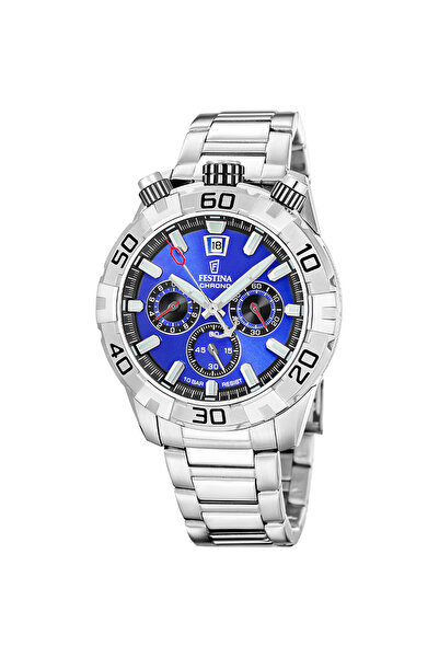 FESTİNA Bullhead Blue Chronograph Men's Watch F20743/3