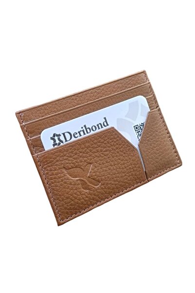 Deribond Men's Genuine Leather Card Holder Small Size Slim