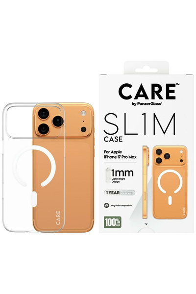 Panzer Glass CARE Süper İnce Kılıf Apple iPhone 17 Pro Max - Şeffaf