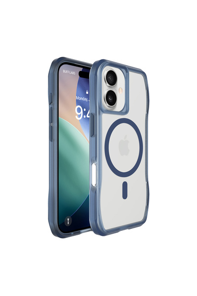 Buff iPhone 17 MagSafe Octa Shield Kılıf - Mavi