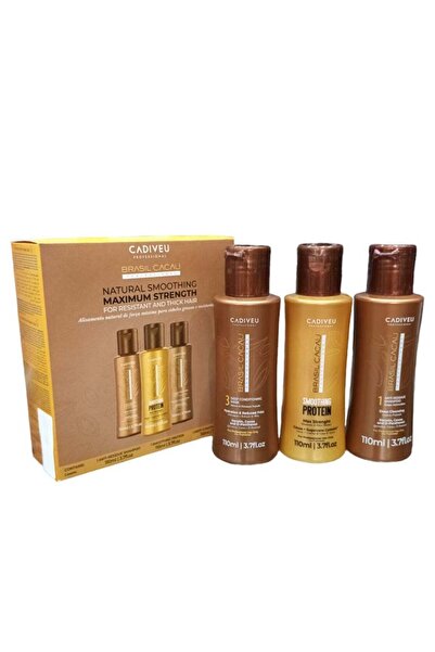 Cadıveu طقم مستحضرات علاجية بخلاصة البروتين الكاكاو البرازيلي 3 في 110 مل
