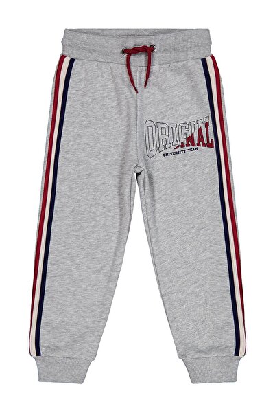 Civil Boys بنطال رياضي أصلي مطبوع لعمر 6-9 سنوات - رمادي لعمر 7-8 سنوات