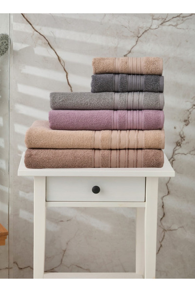 Inrest Home Hotel Towels Plain Multi Color, 100% Cotton, Size 50×90 cm – INREST