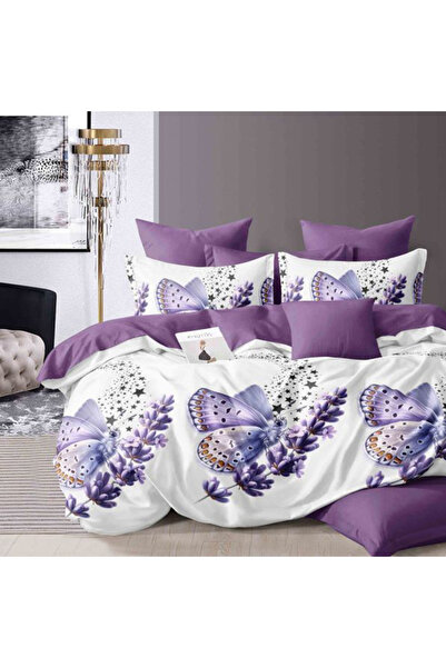 OEM Lenjerie de pat cu elastic 180x200 pentru pat dublu 2 persoane Dreamelle,...