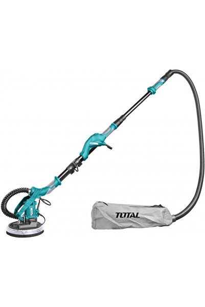 TOTAL Șlefuitor pentru pereți și tavane (mașină de șlefuit) – Mâner extensibil – 1050 W (industrial)
